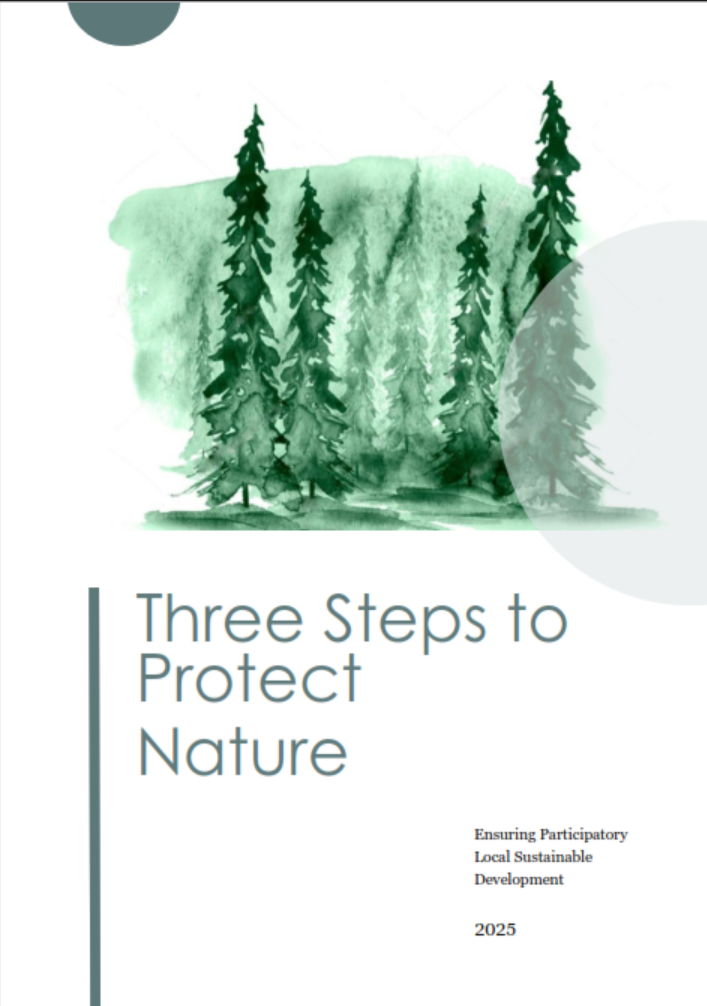 Three Steps to Protect  Nature